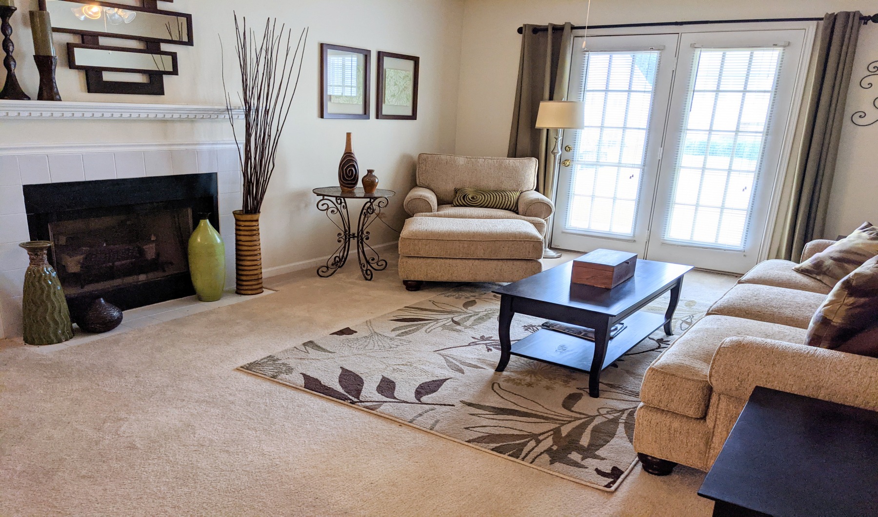 Living Room Open Space Living Area With Natural Lighting